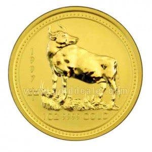 Australian Gold Lunar Ox 1 oz Series 1