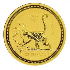 Australian Gold Lunar Monkey 1 oz Series 1