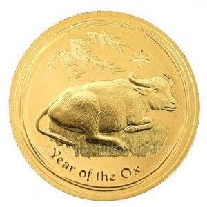 Australian Gold Lunar Ox 1 oz Series 2