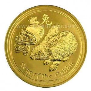 Australian Gold Lunar Rabbit 1 oz Series 2 