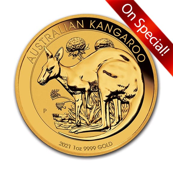 Australian Gold Kangaroo 1 oz Price & Free