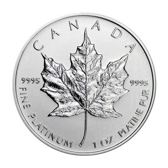 Canadian Platinum Maple Leaf 1 Oz Best Prices Ships Free Happiness