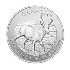 Canadian Silver Wildlife Antelope 1 oz