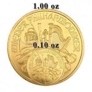 Austrian Gold Philharmonic 1/10 oz