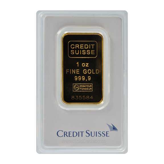 Credit Suisse Gold Bar 1 oz