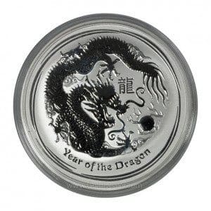 2012 Australian Silver Dragon 1 oz