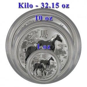 Australian Silver Horse Kilo