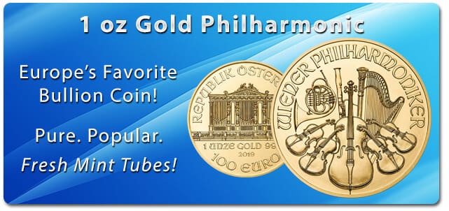 1 oz Gold Philharmonic 2019 Banner