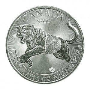 Canadian Silver Cougar 1 oz