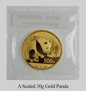 2017 Chinese Gold Panda