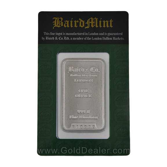 Baird Rhodium Bar 1 oz