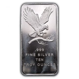 10 oz Silver Bar Eagle