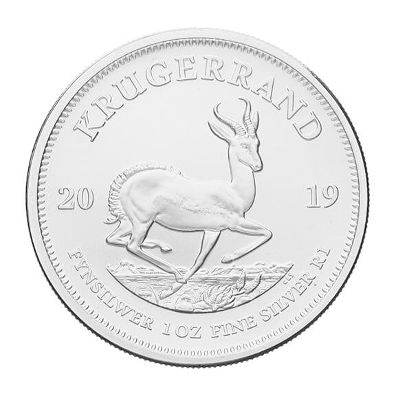 5-2018 South Africa Silver Krugerrand Coins 1 oz .999 Fine Silver BU 