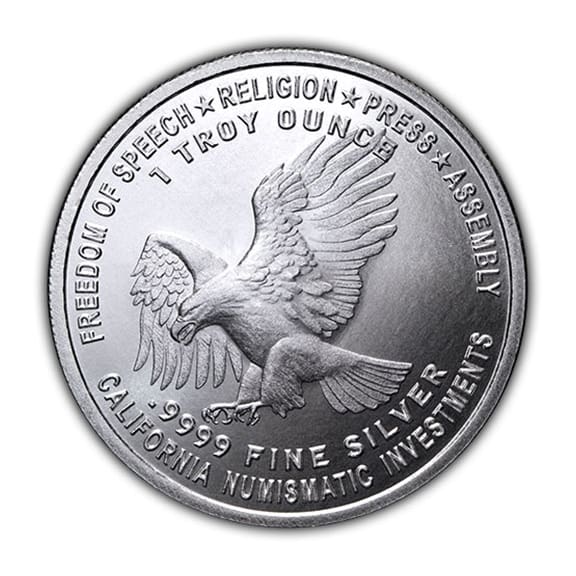 1 oz Silver Round American Freedom - Best Price + Ships Free = Happy!