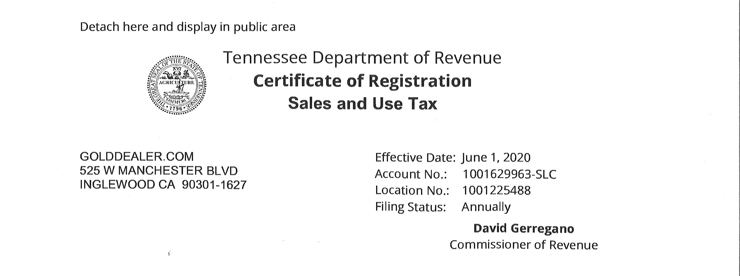Tennessee State Tax