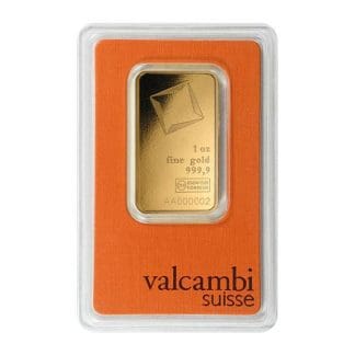 Suisse Valcambi Gold Bar 1 oz