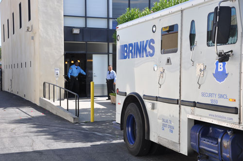 Secure Brinks Pickup